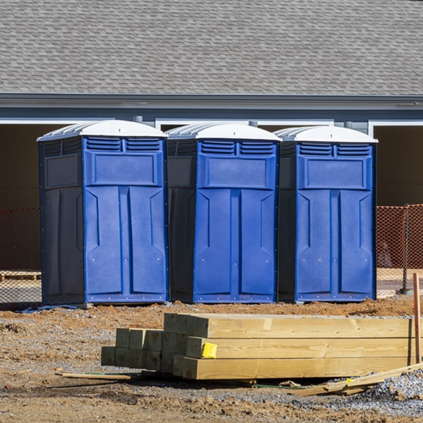 how can i report damages or issues with the porta potties during my rental period in Jonesboro IN